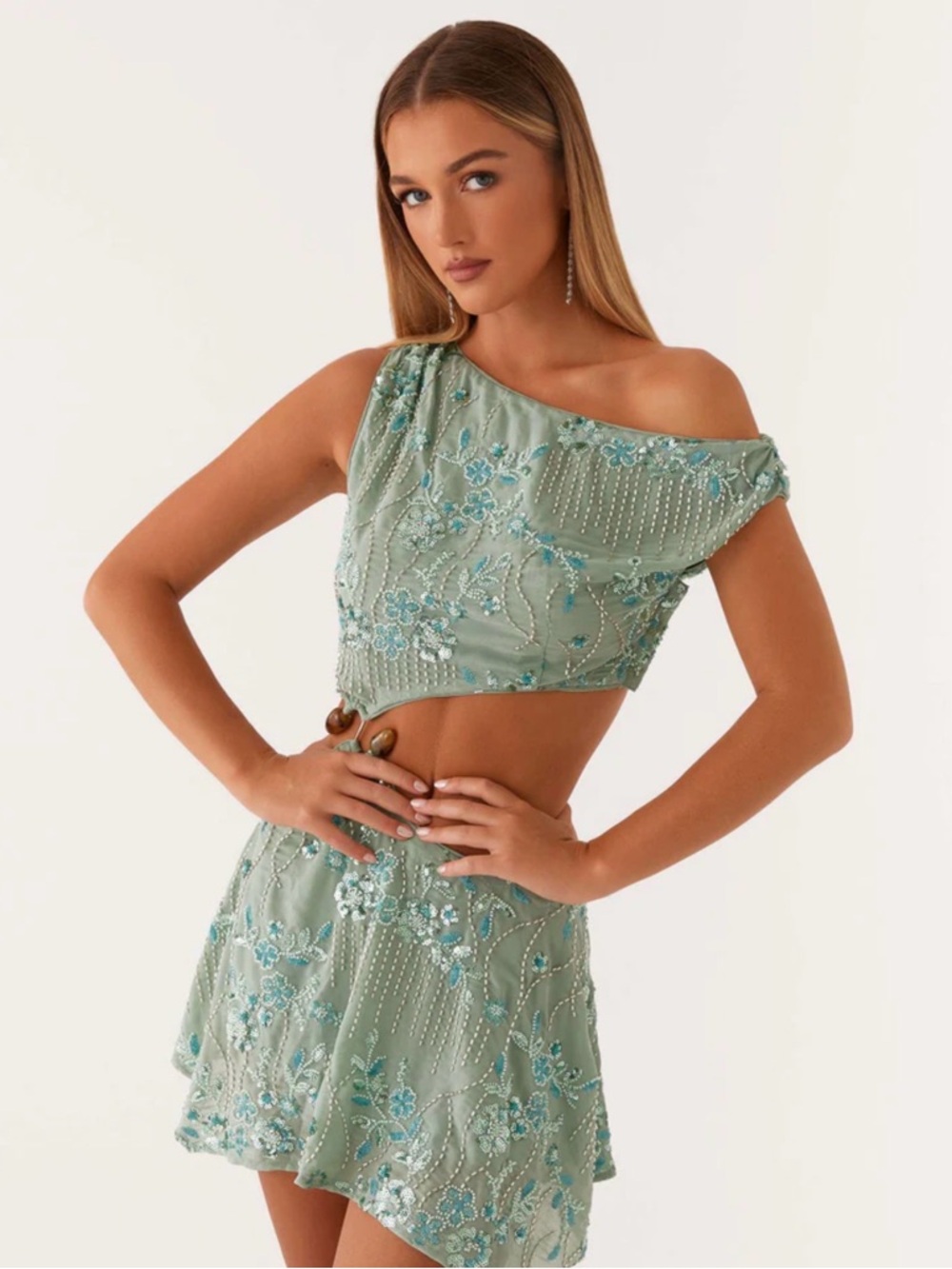 PEPPERMAYO Aletta Sequin Mini Dress